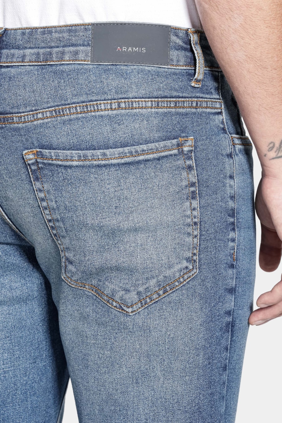 Calça Jeans Slim Azul Medio — foto 4 de 6
