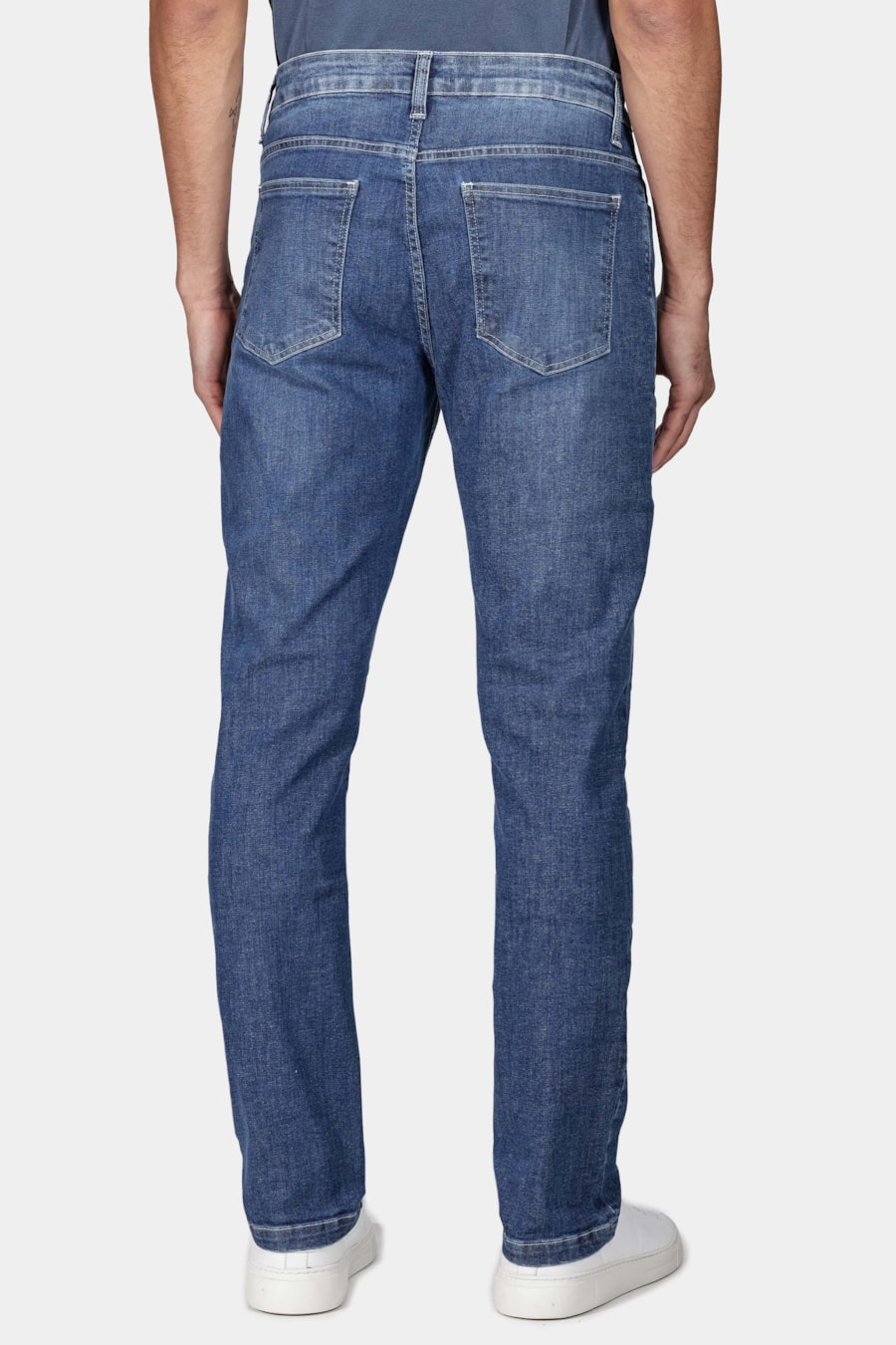 Calça Jeans Slim Azul Médio — foto 5 de 6