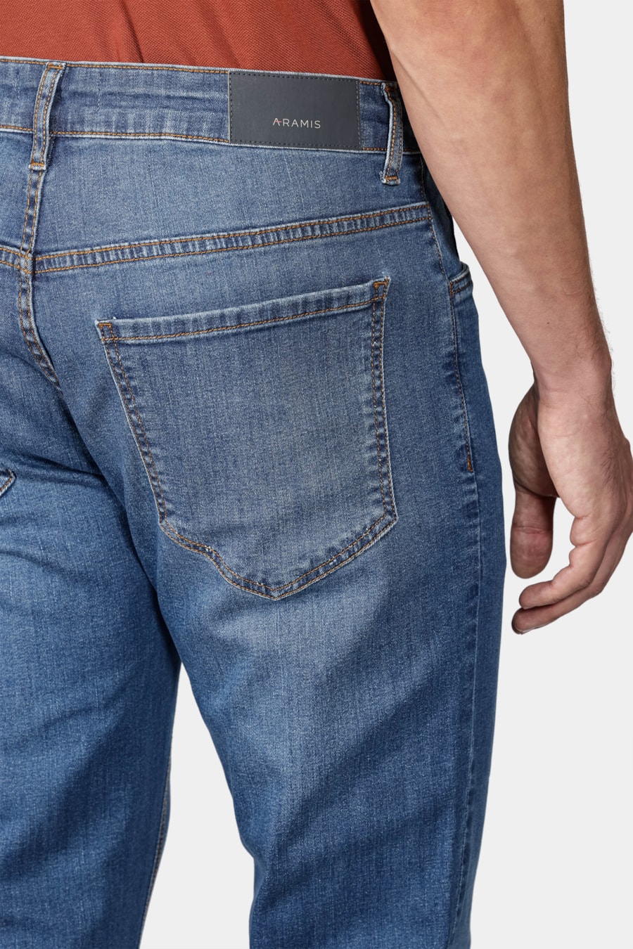Calça Jeans Slim Azul Médio — foto 4 de 5