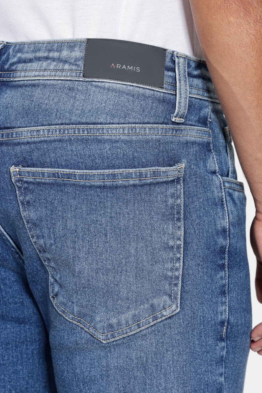 Calça Jeans Slim Azul Medio — foto 4 de 6