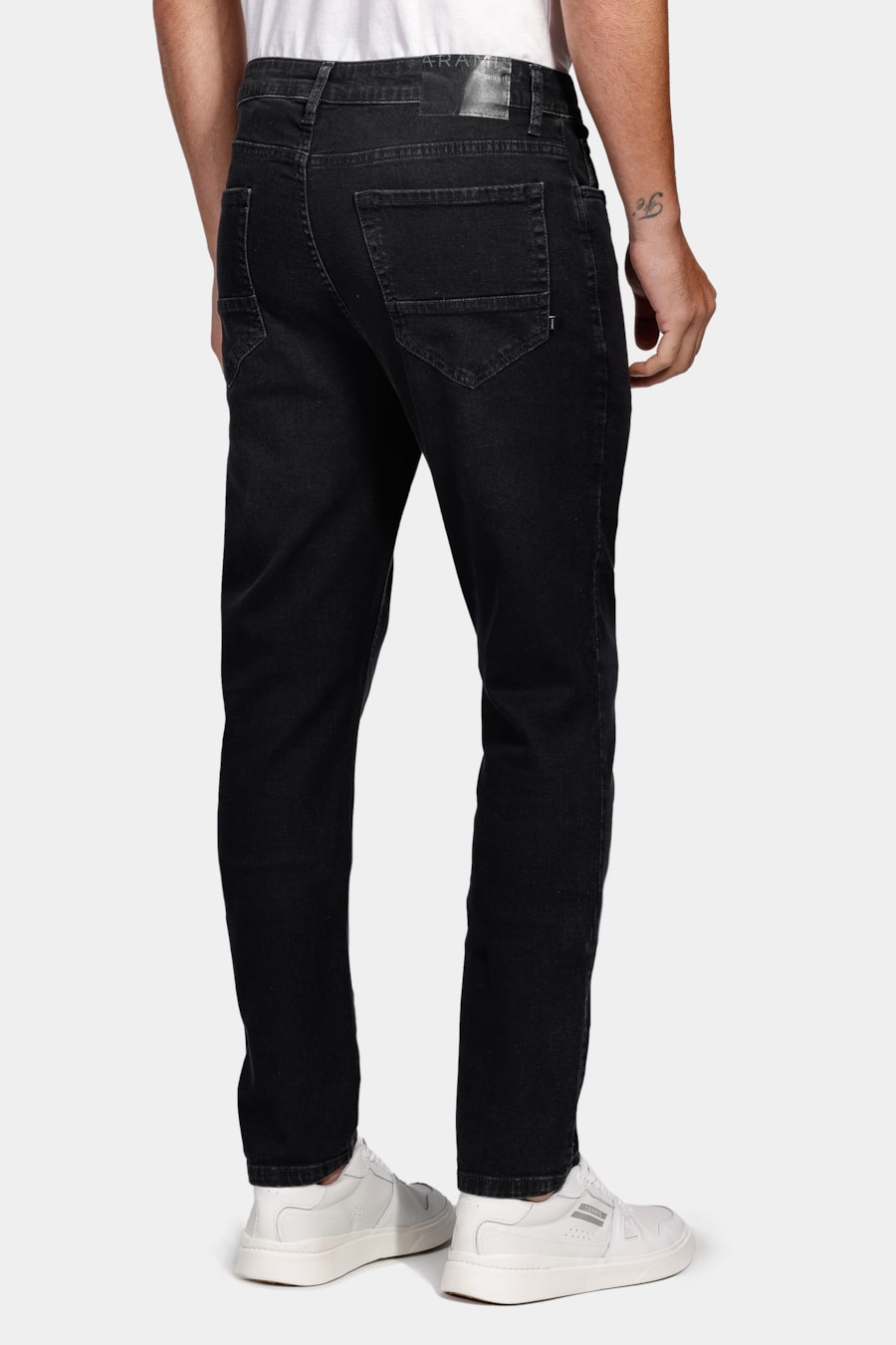 Calça Jeans Slim Black Estonada Preto — foto 5 de 5