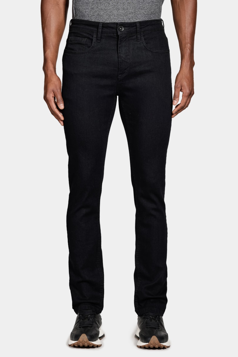 Calça Jeans Slim Black Kombat Preto
