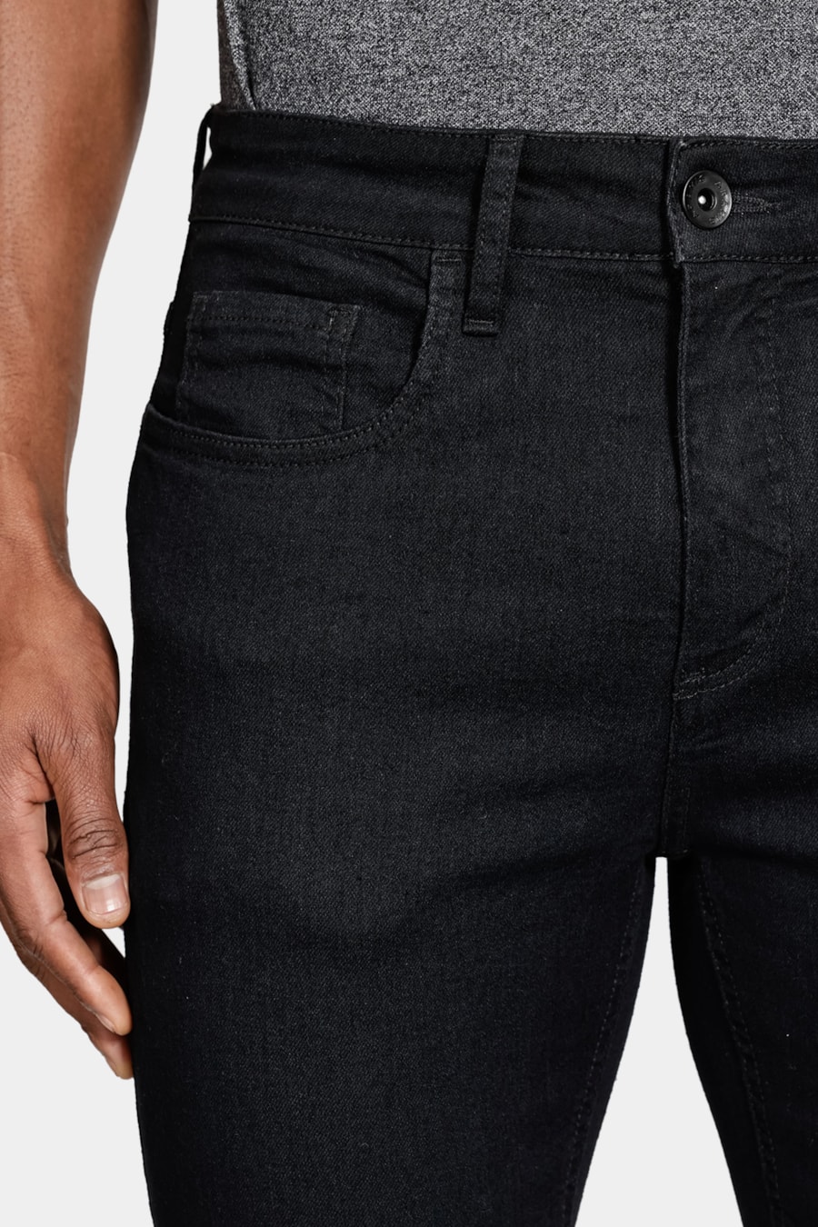 Calça Jeans Slim Black Kombat Preto — foto 3 de 6