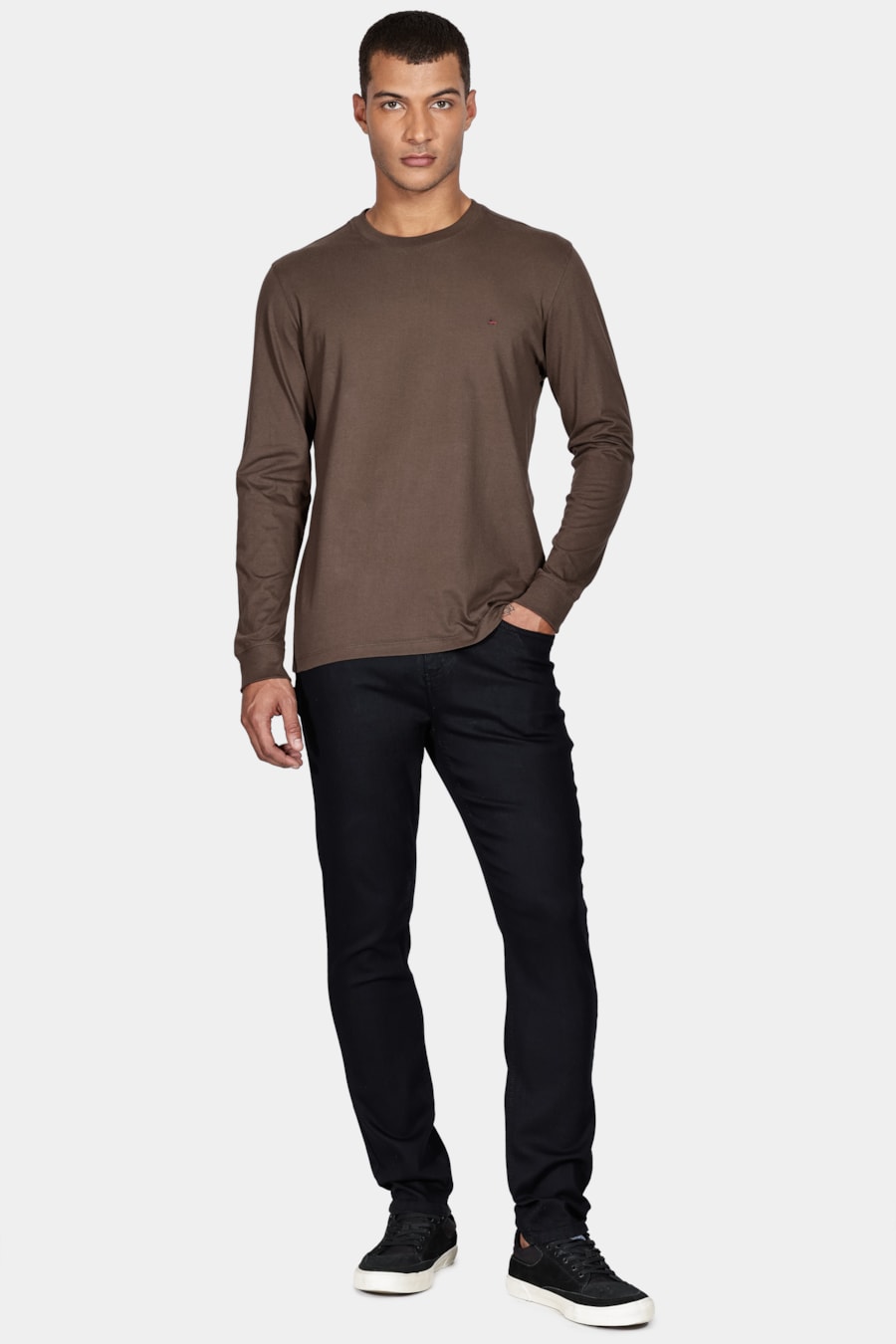Calça Jeans Slim Black Preto — foto 2 de 6