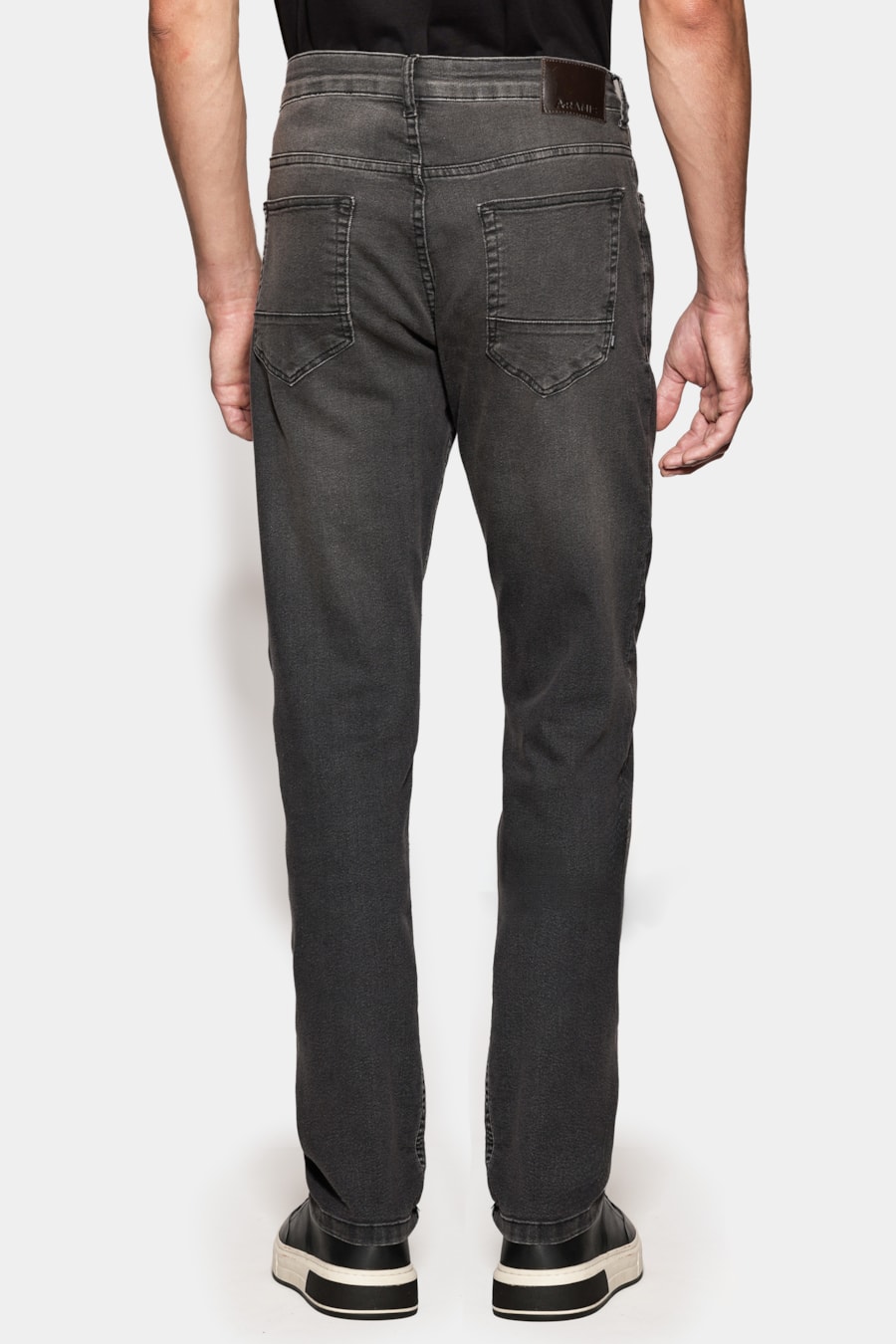 Calça Jeans Slim Black Stonado Preto — foto 5 de 6