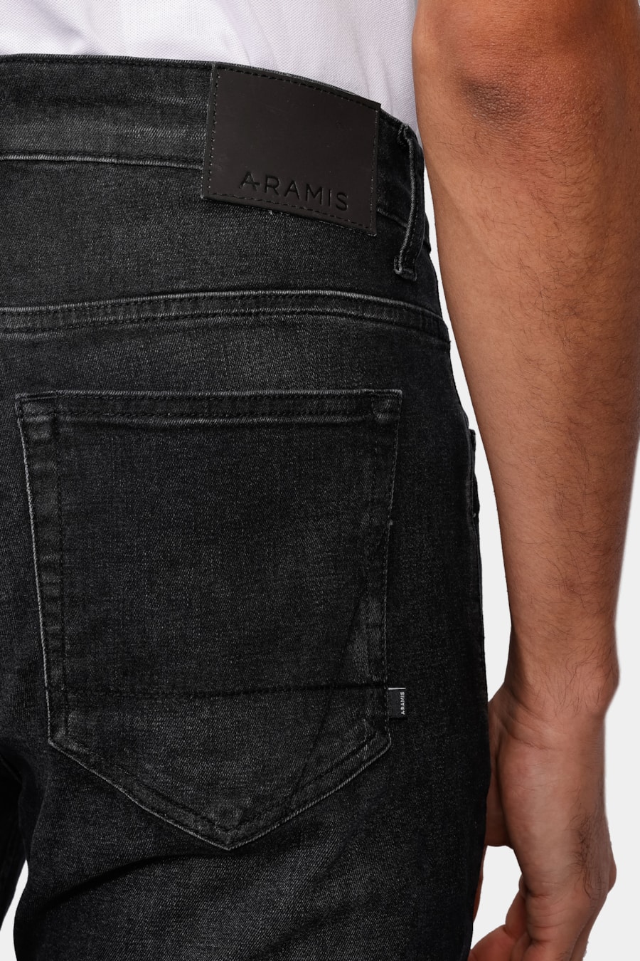 Calça Jeans Slim Blak Black Estonada Preto — foto 4 de 5