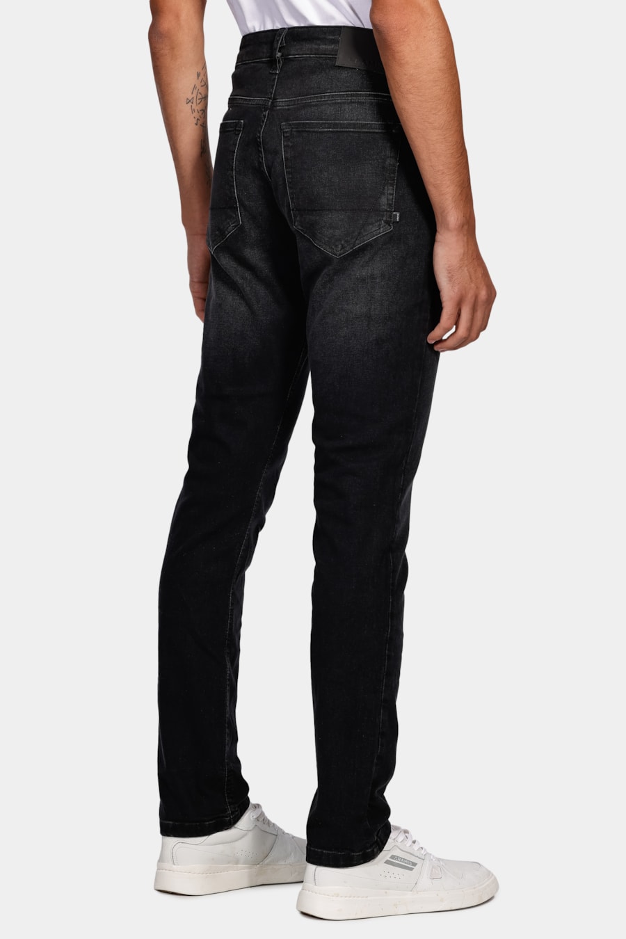 Calça Jeans Slim Blak Black Estonada Preto — foto 5 de 5