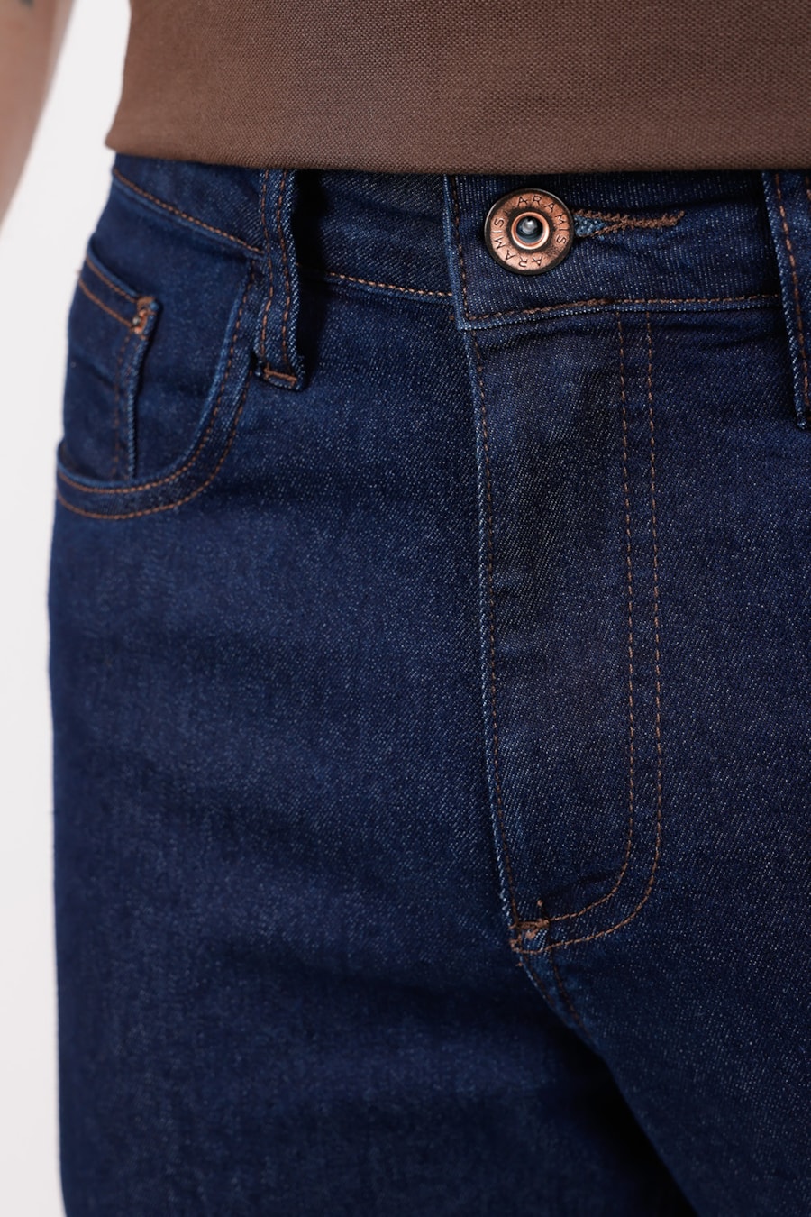 Calça Jeans Slim Blue Azul Escuro — foto 1 de 3