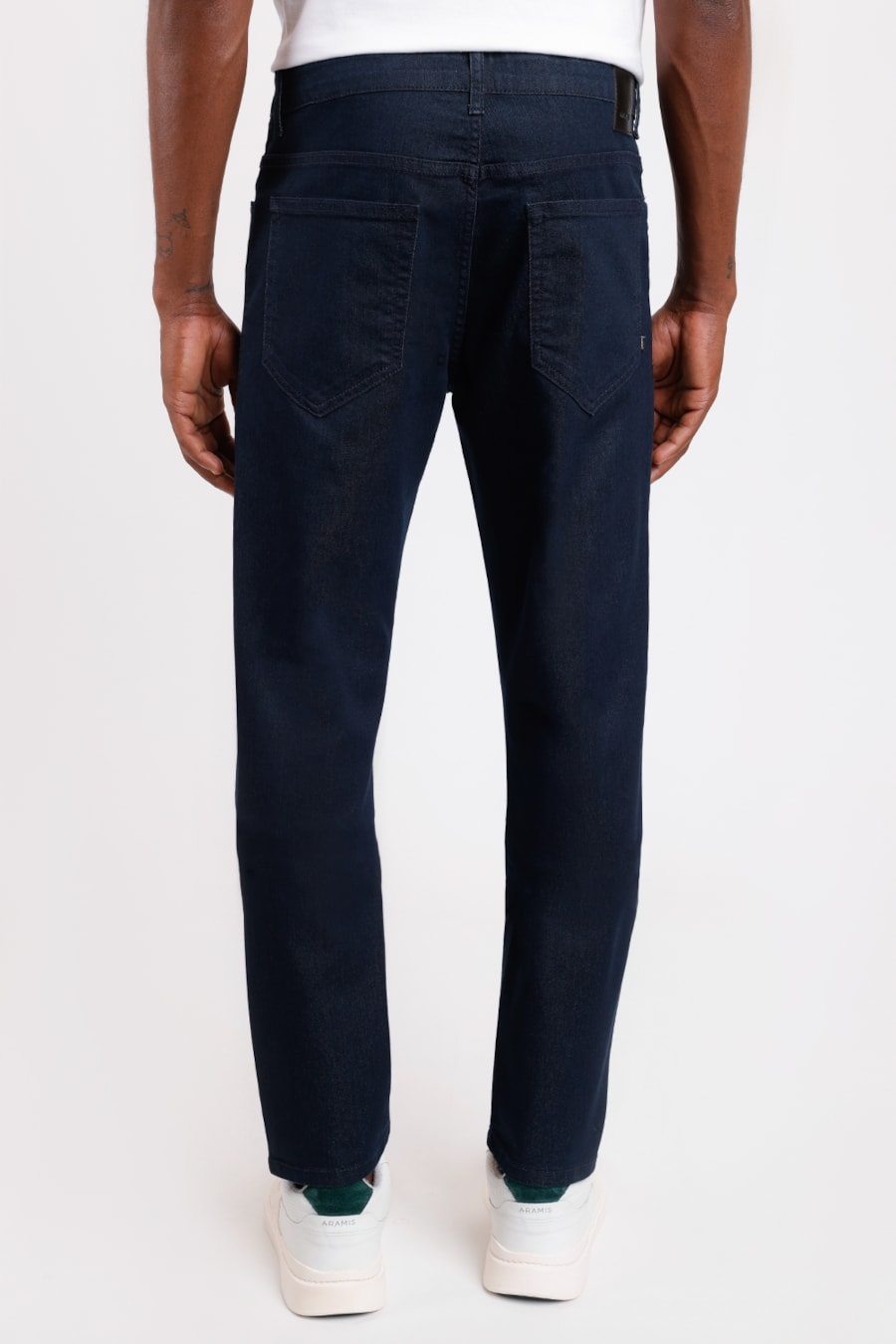 Calça Jeans Slim Blue Black Azul Escuro — foto 3 de 3