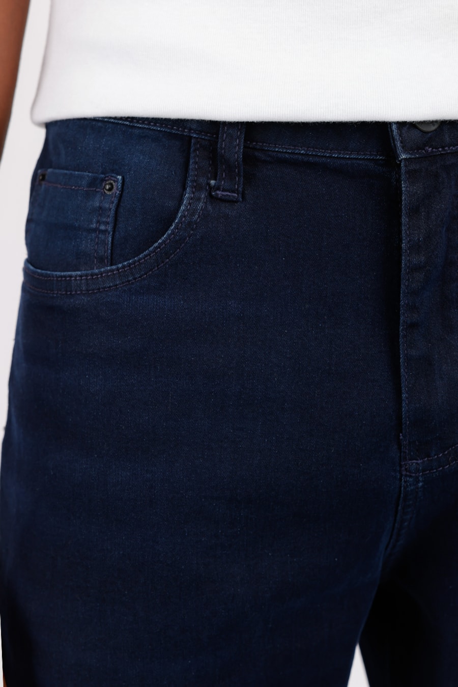 Calça Jeans Slim Blue Black Stone Azul Escuro — foto 1 de 3