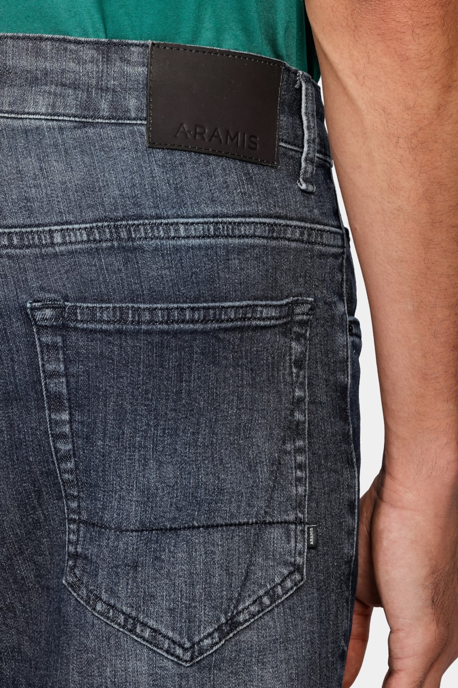 Calça Jeans Slim Blue Escura Azul Escuro — foto 4 de 5
