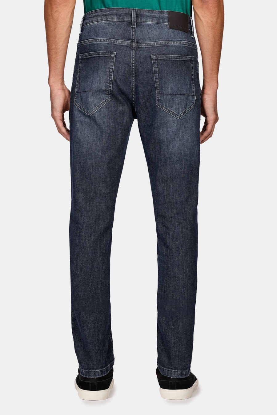 Calça Jeans Slim Blue Escura Azul Escuro — foto 5 de 5