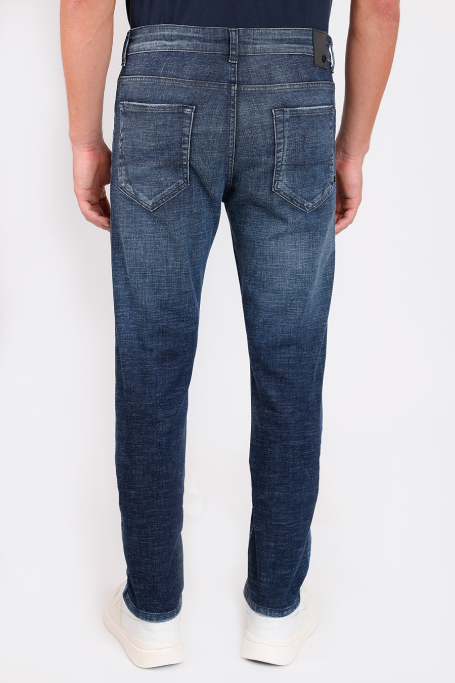 Calça Jeans Slim Blue Intense Azul Escuro — foto 5 de 5