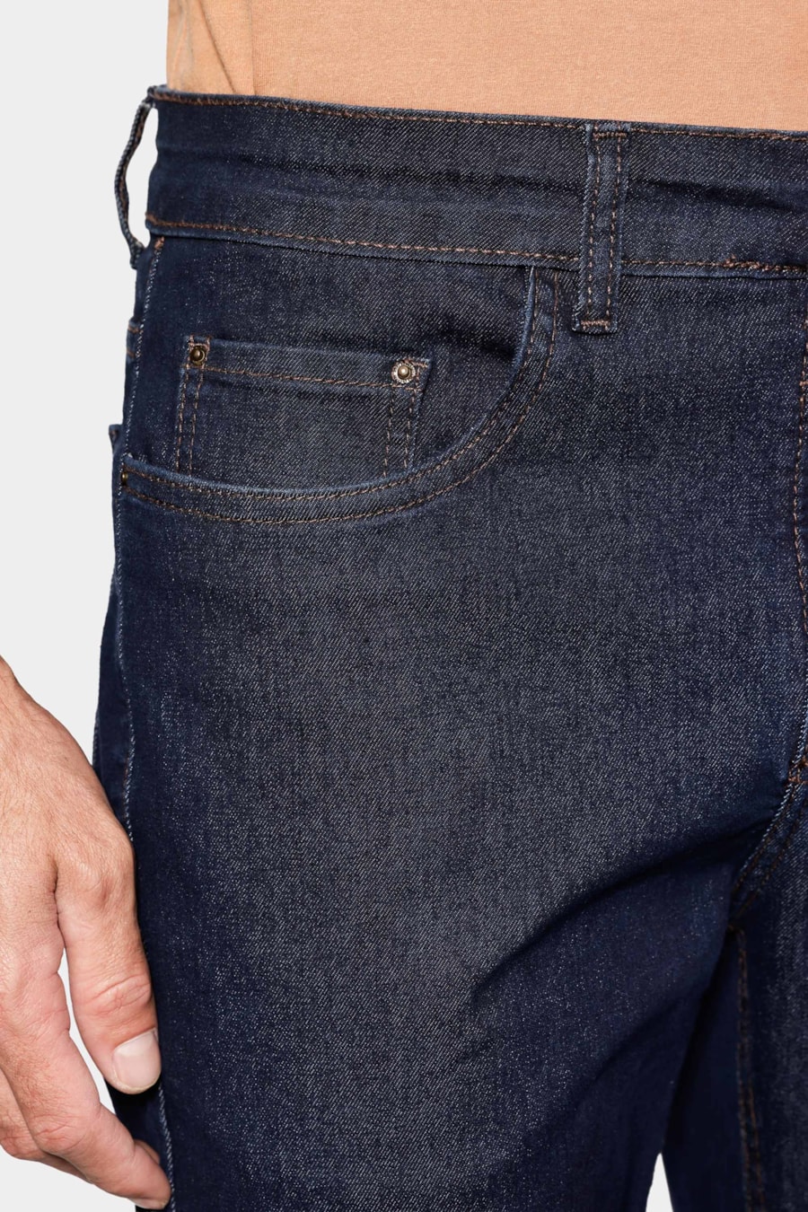 Calca Jeans Slim Blue Intense Azul Escuro — foto 3 de 6