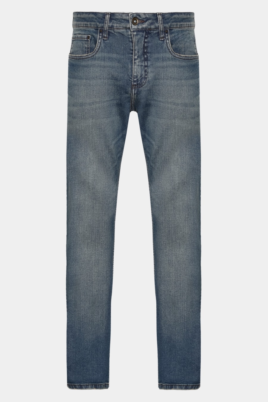 Calça Jeans Slim Blue Sobretinta Azul Medio — foto 6 de 6