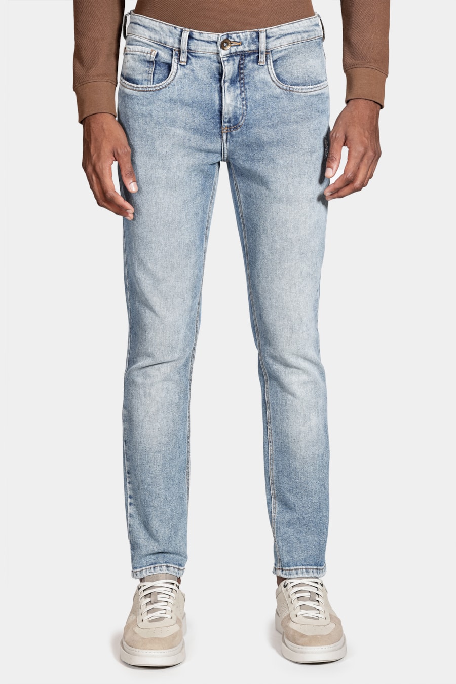 Calça Jeans Slim Blue Stone Eco Azul Médio — foto 1 de 5