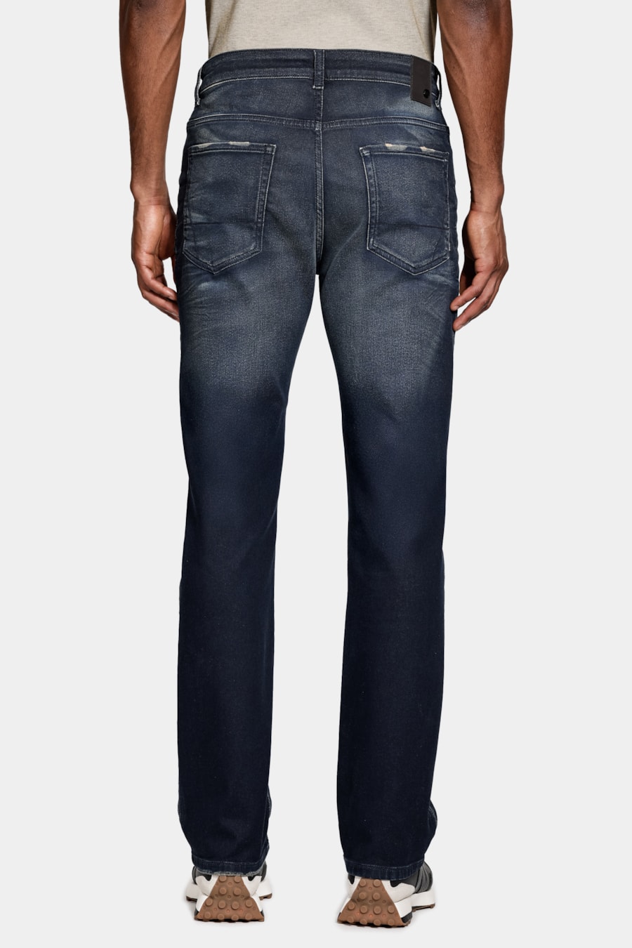Calça Jeans Slim Comfort Jateada Azul Escuro — foto 5 de 6