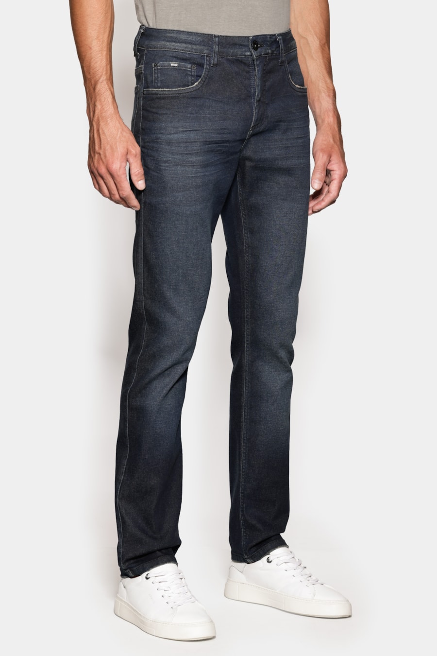 Calça Jeans Slim Comfort Jato Resin Azul Escuro — foto 1 de 6
