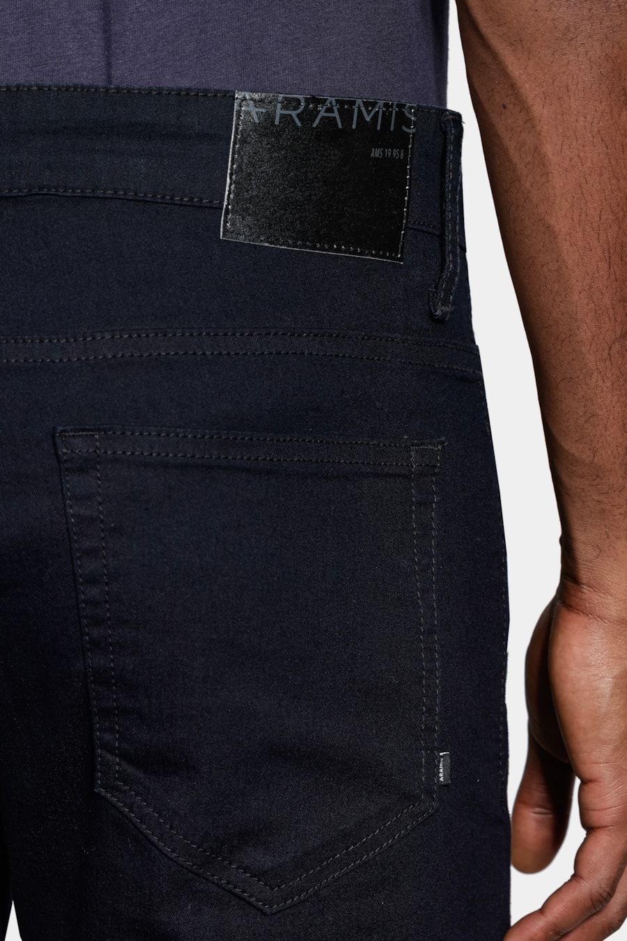Calça Jeans Slim Dark Blue Azul Escuro — foto 4 de 6