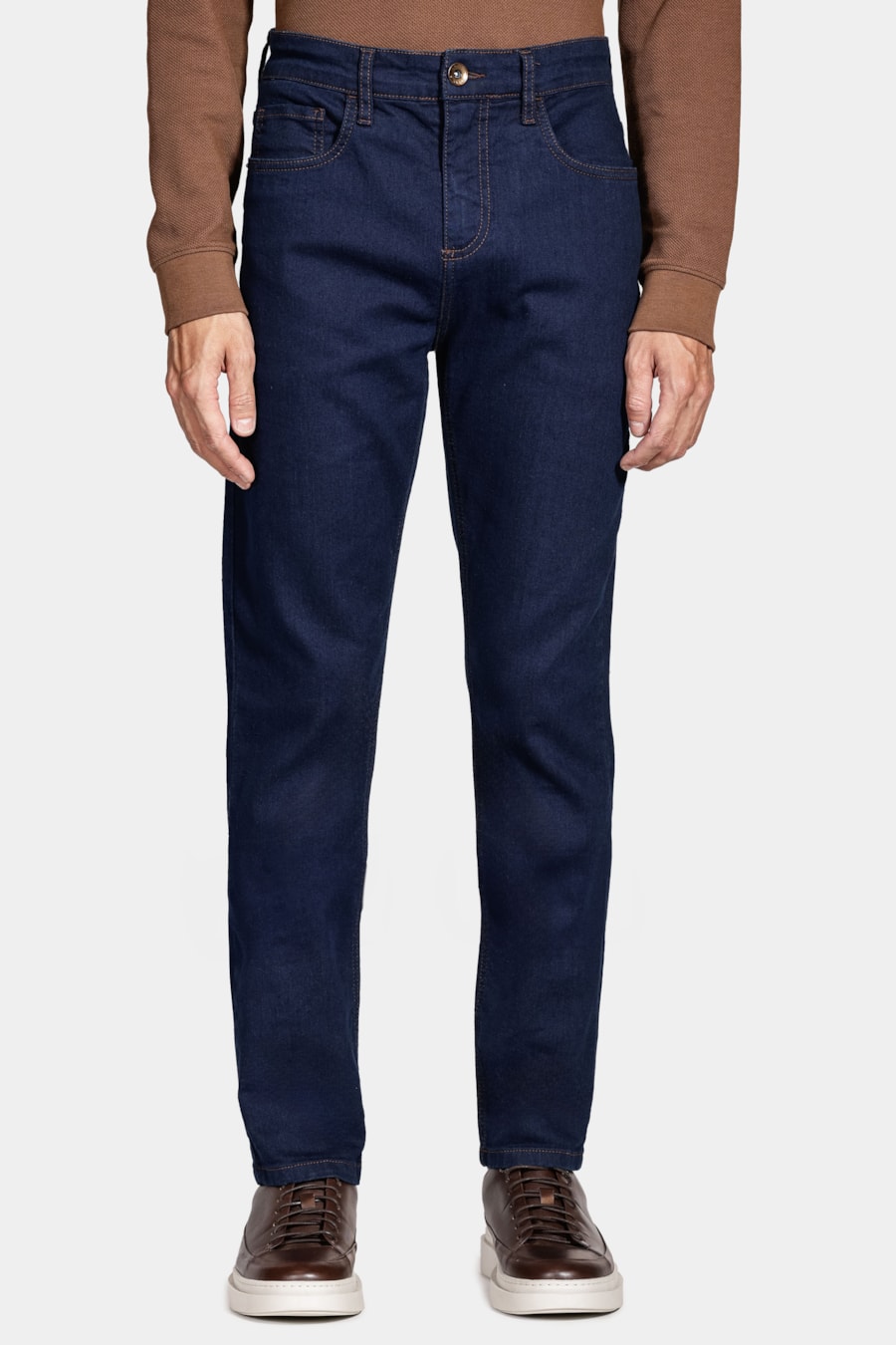Calça Jeans Slim Dark Blue Kombat Azul Escuro — foto 1 de 5