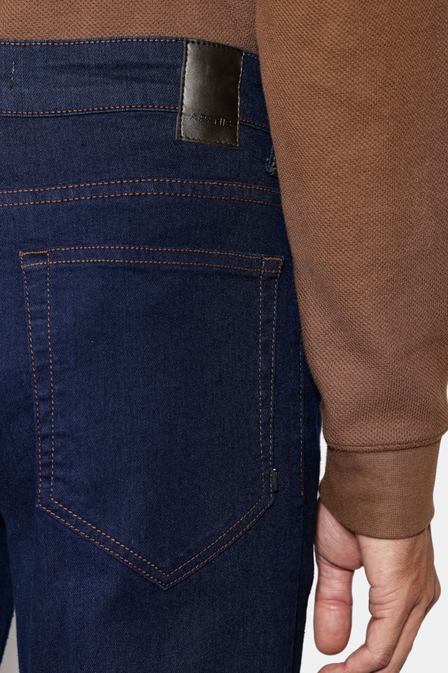 Calça Jeans Slim Dark Blue Kombat Azul Escuro — foto 4 de 5