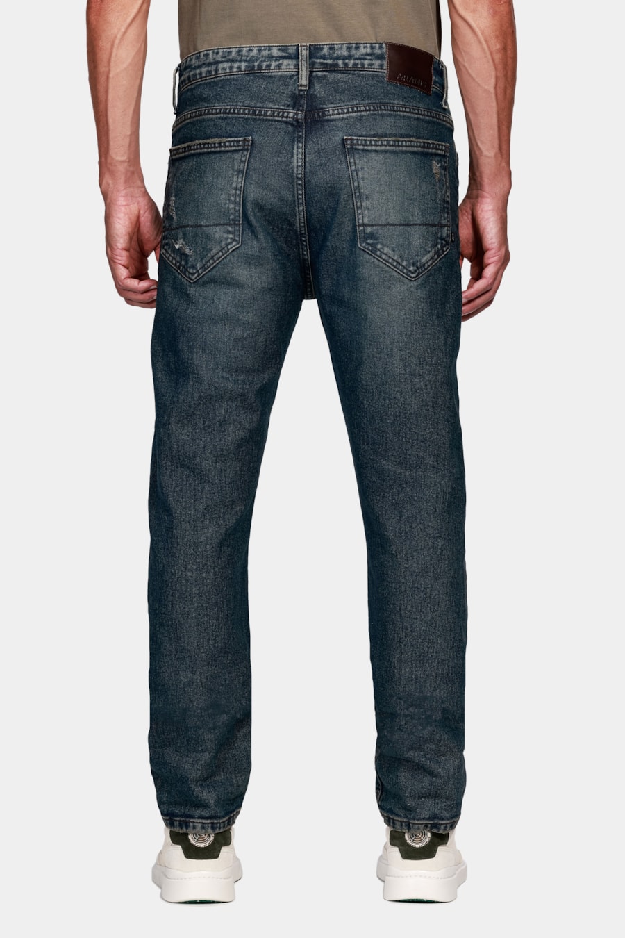 Calça Jeans Slim Eco Dirty Escura Azul Escuro — foto 5 de 5