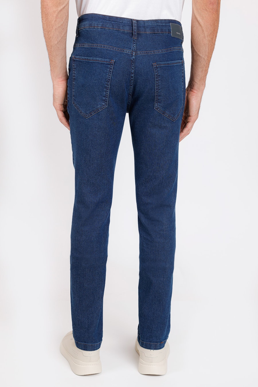 Calça Jeans Slim Escura Azul — foto 5 de 5