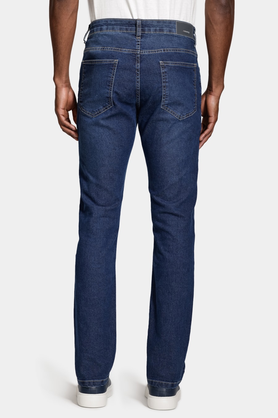 Calça Jeans Slim Especial Knit Azul Escuro — foto 5 de 6