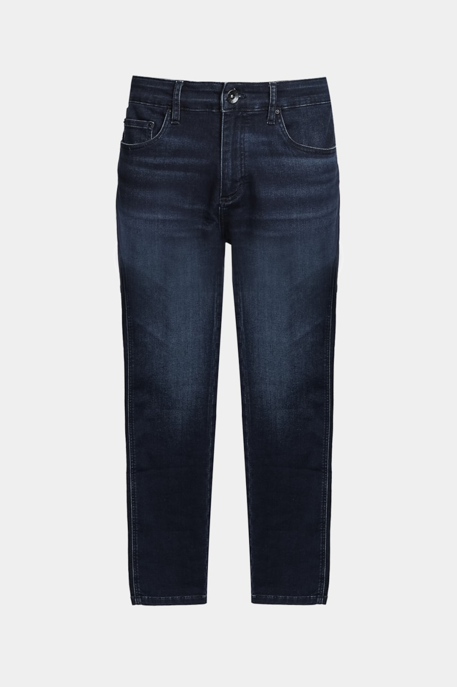 Calça Jeans Slim Especial Moletom Azul Escuro — foto 6 de 6