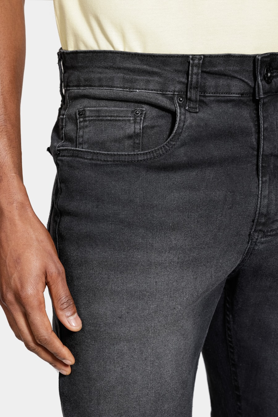 Calça Jeans Slim Ever Black Preto — foto 3 de 6