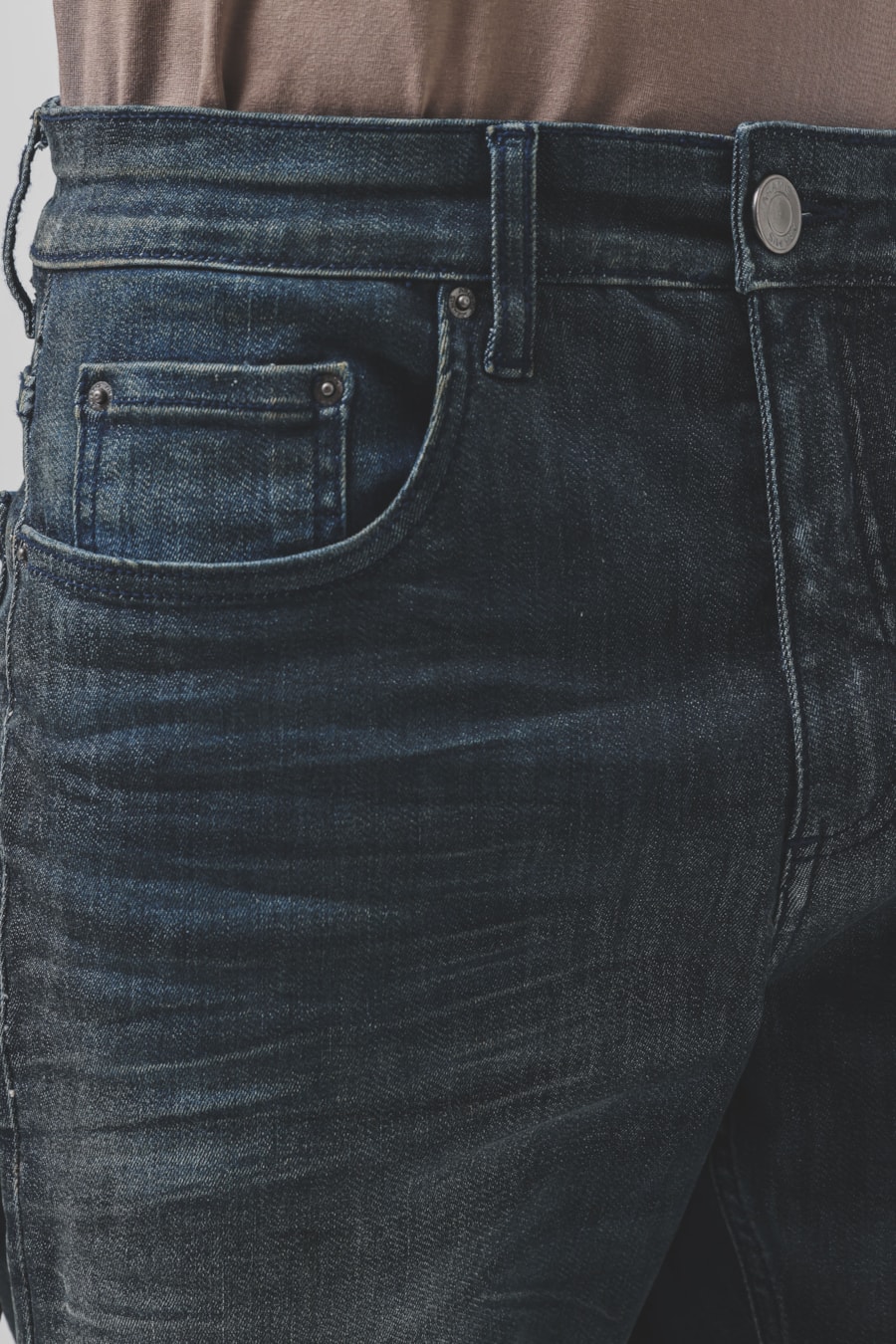 Calça Jeans Slim Flex And Dry Azul Escuro — foto 3 de 6