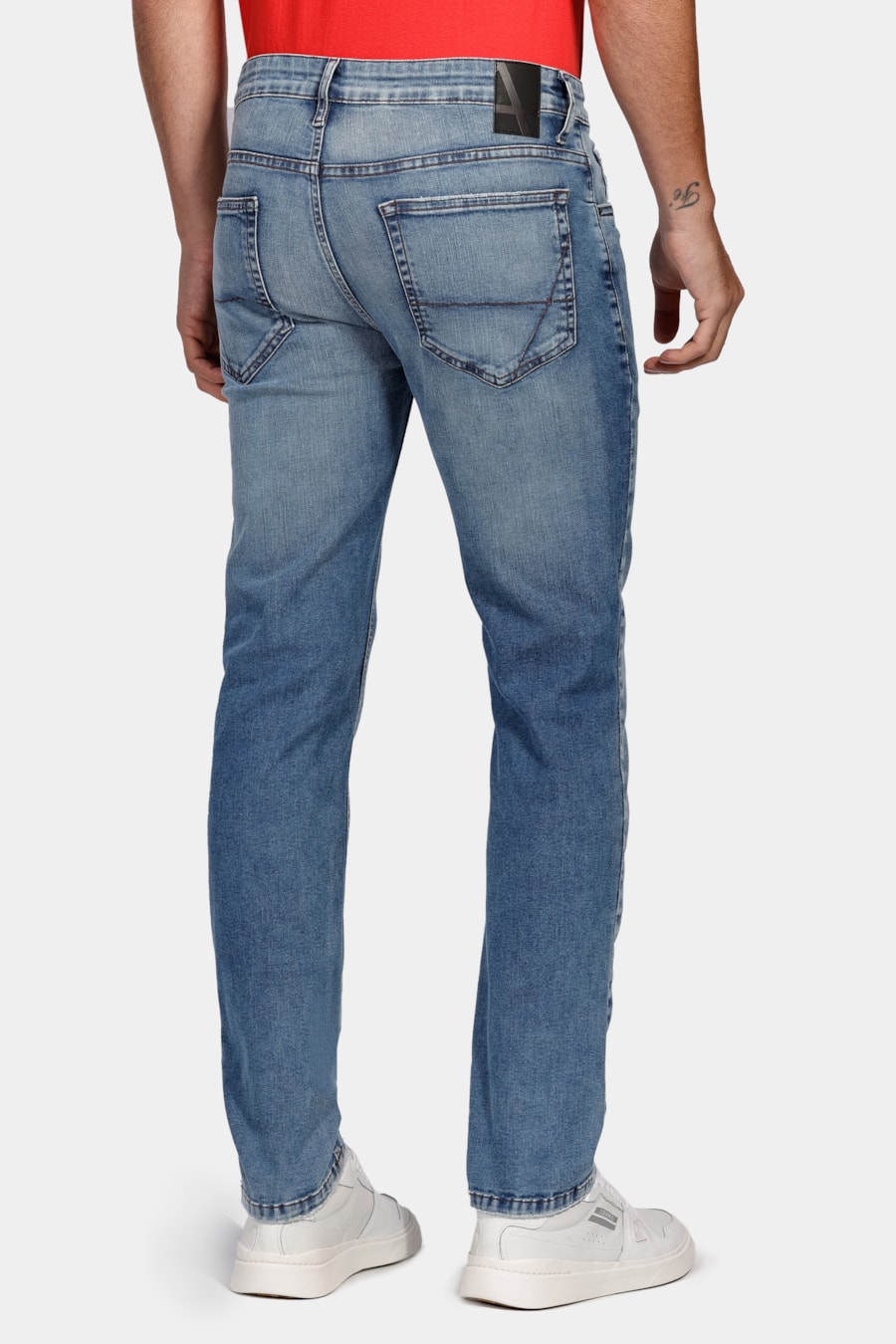 Calça Jeans Slim Flex And Dry Média Azul Médio — foto 5 de 5
