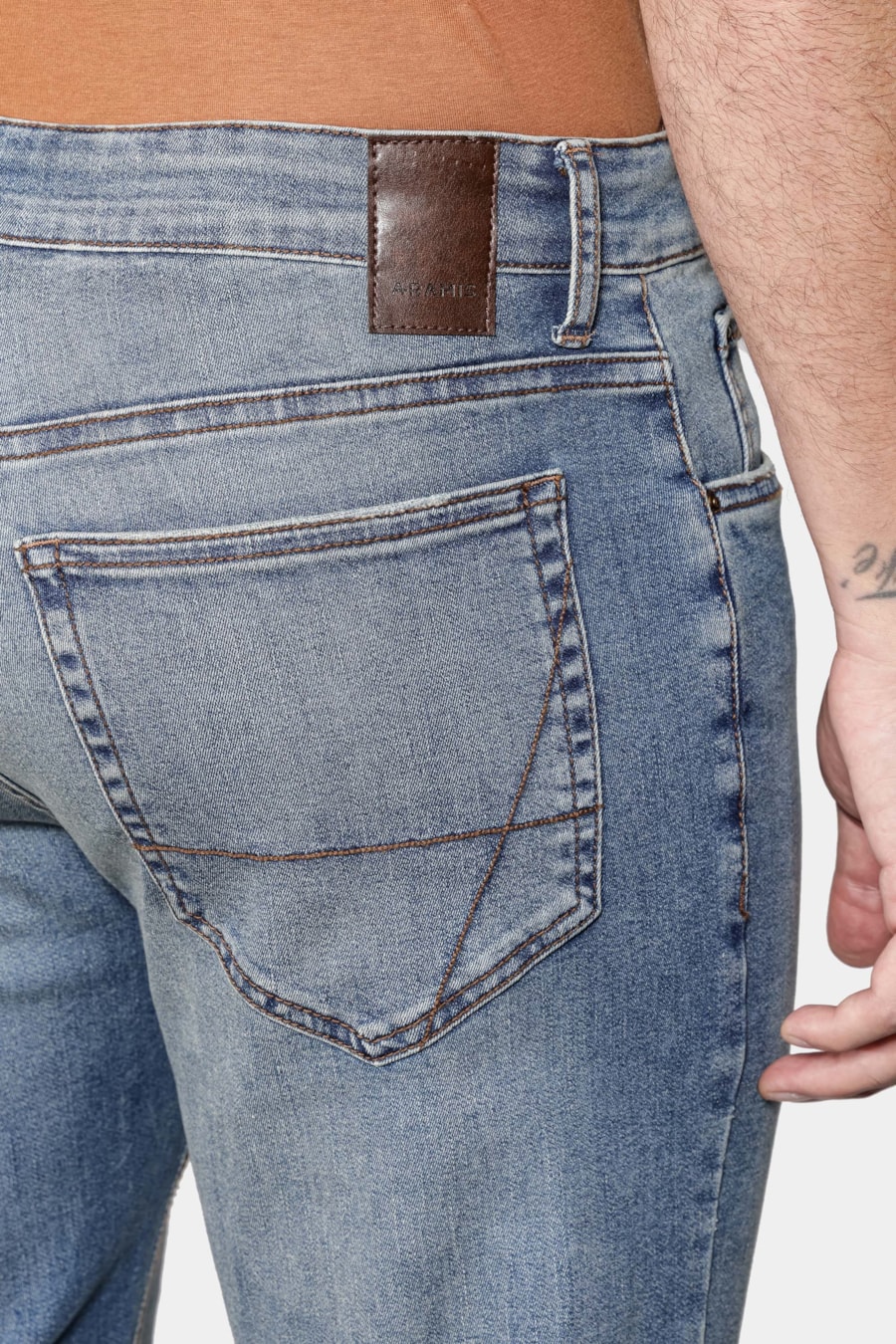 Calça Jeans Slim Flex And Dry Médio Azul Médio — foto 4 de 5