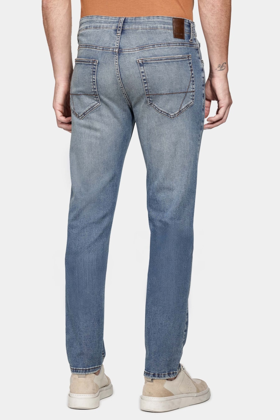 Calça Jeans Slim Flex And Dry Médio Azul Médio — foto 5 de 5