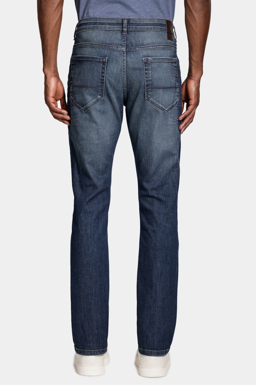 Calça Jeans Slim Flex Azul Escuro — foto 5 de 6