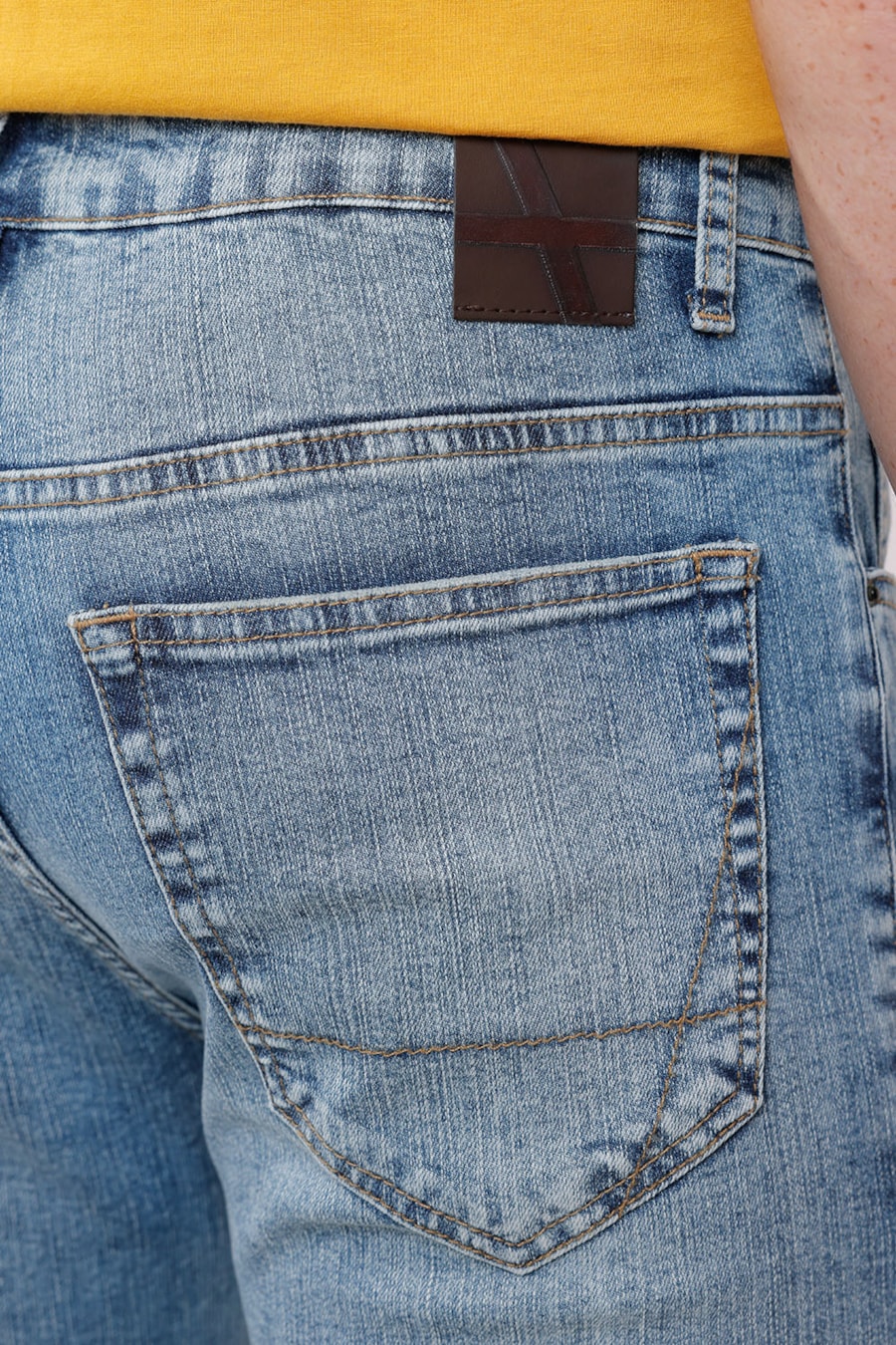 Calça Jeans Slim Flex Dry Vintage Azul Claro — foto 2 de 3