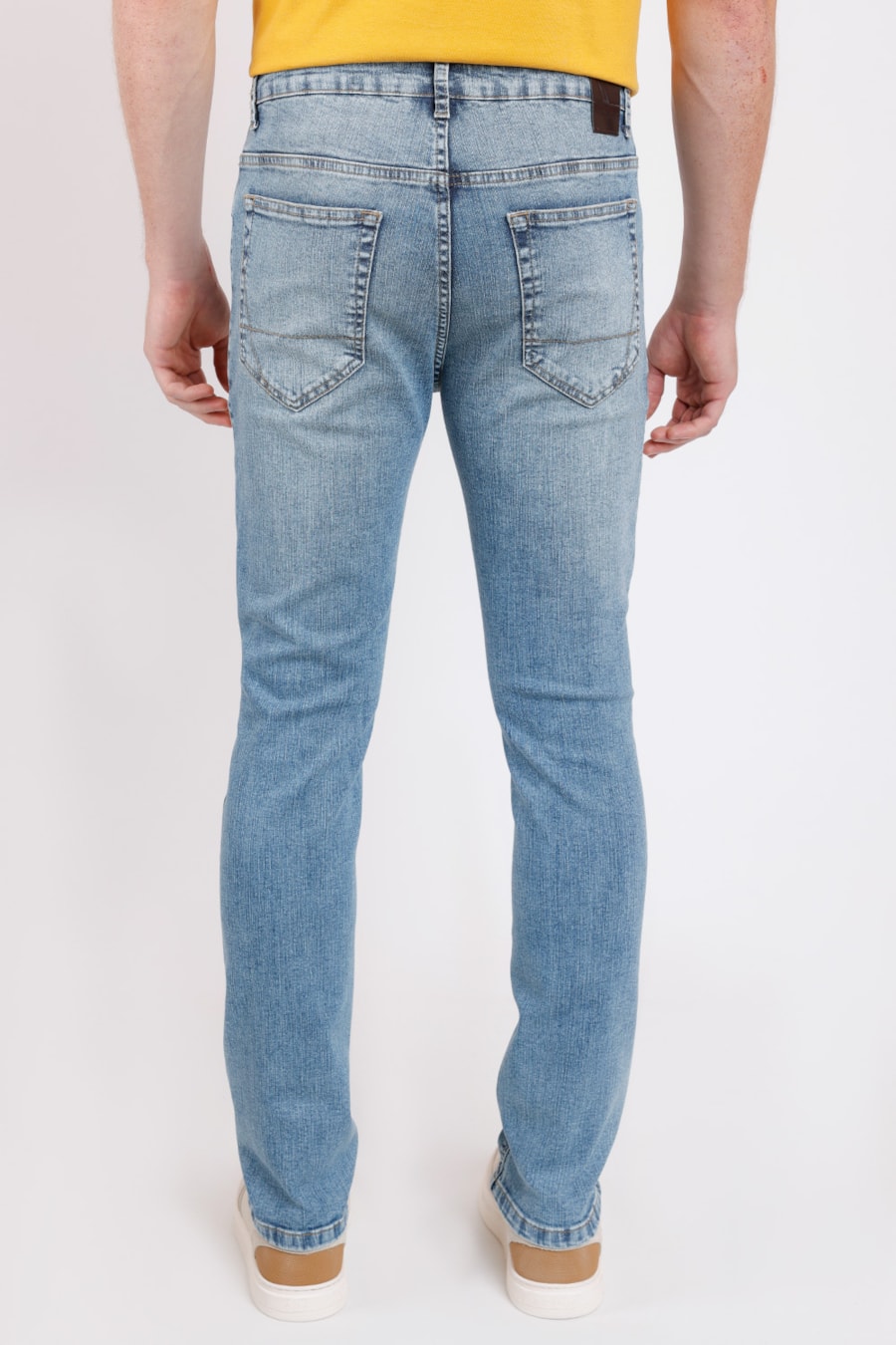 Calça Jeans Slim Flex Dry Vintage Azul Claro — foto 3 de 3