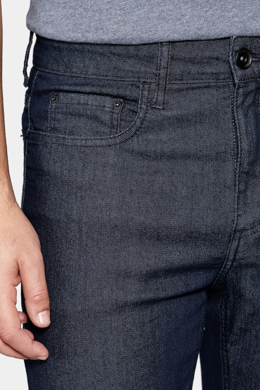 Calça Jeans Slim Intense Azul Escuro — foto 3 de 6