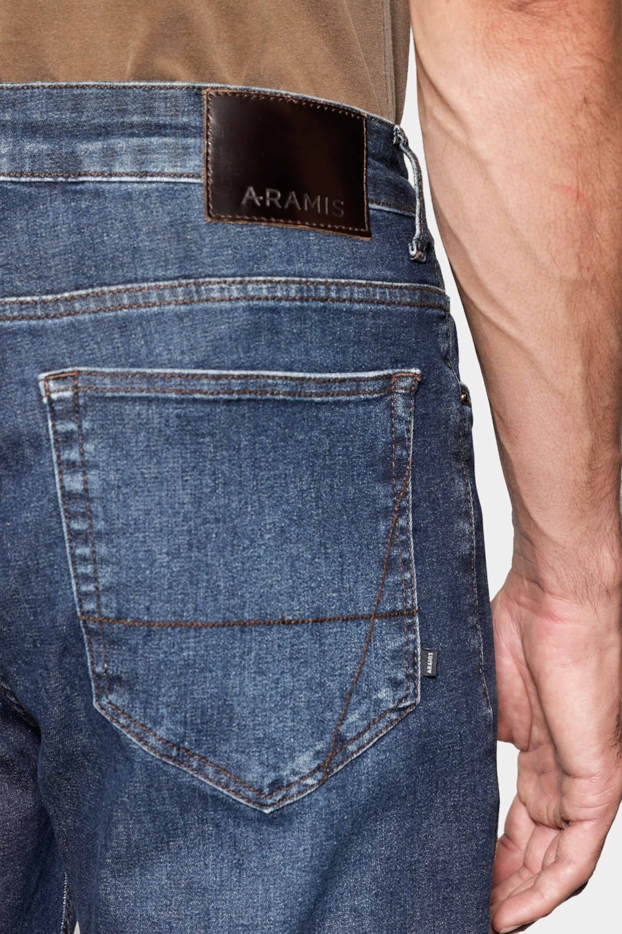 Calça Jeans Slim Intense Flex Azul Escuro — foto 4 de 6