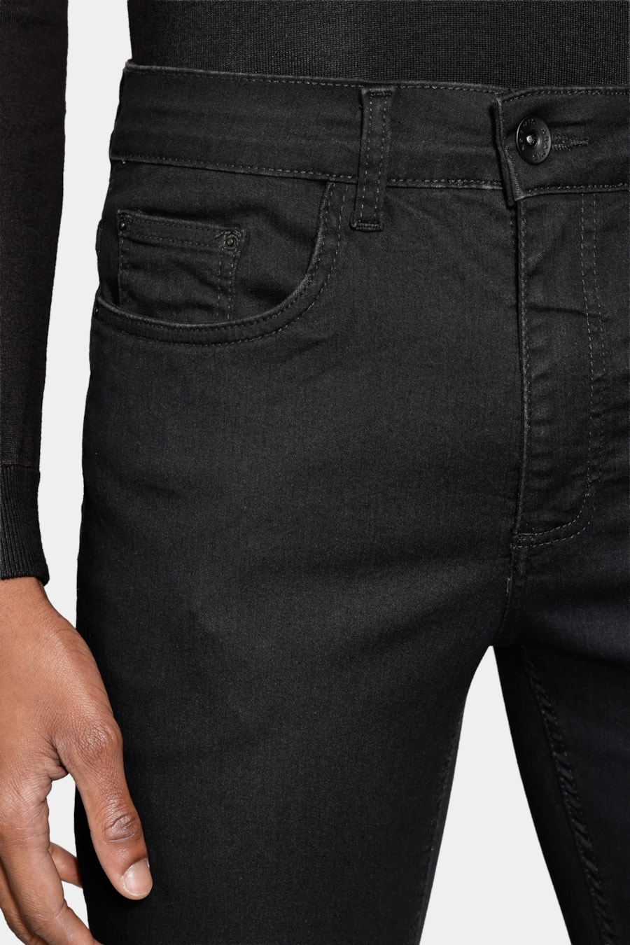 Calça Jeans Slim Intense Preto — foto 3 de 6