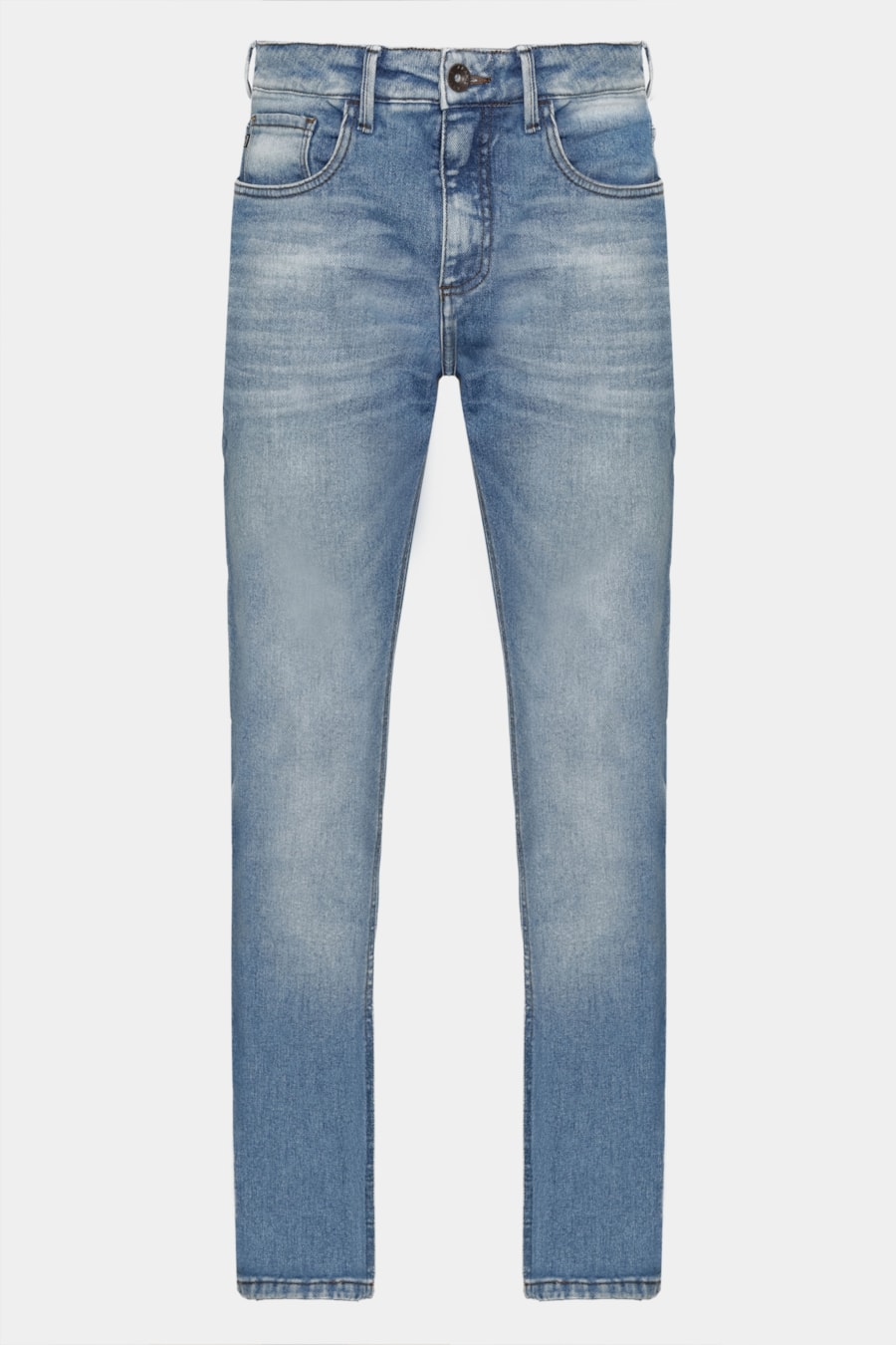 Calça Jeans Slim Media Sky Eco Azul Medio — foto 6 de 6