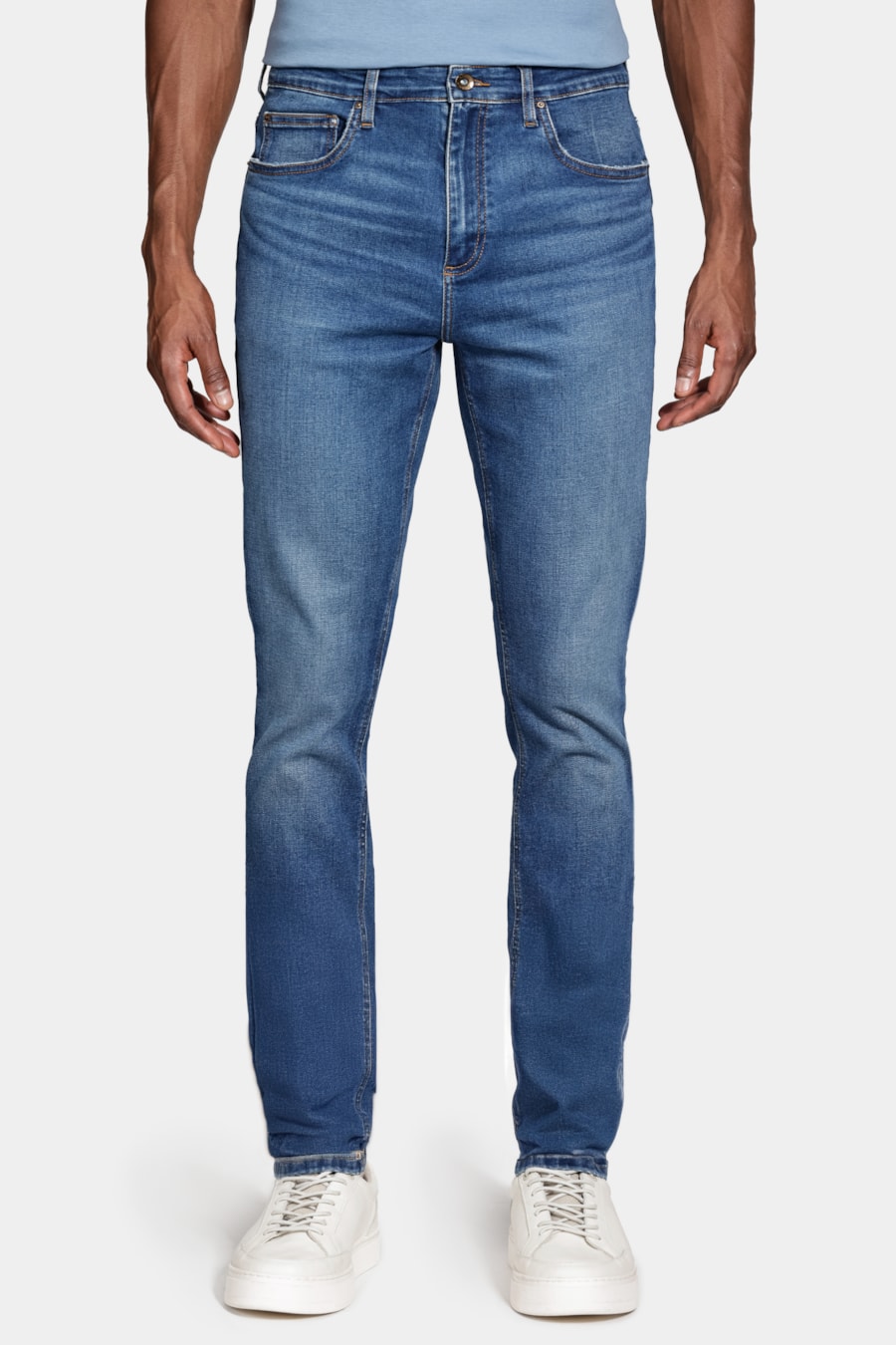 Calça Jeans Slim Média Xtreme Azul Médio — foto 1 de 6