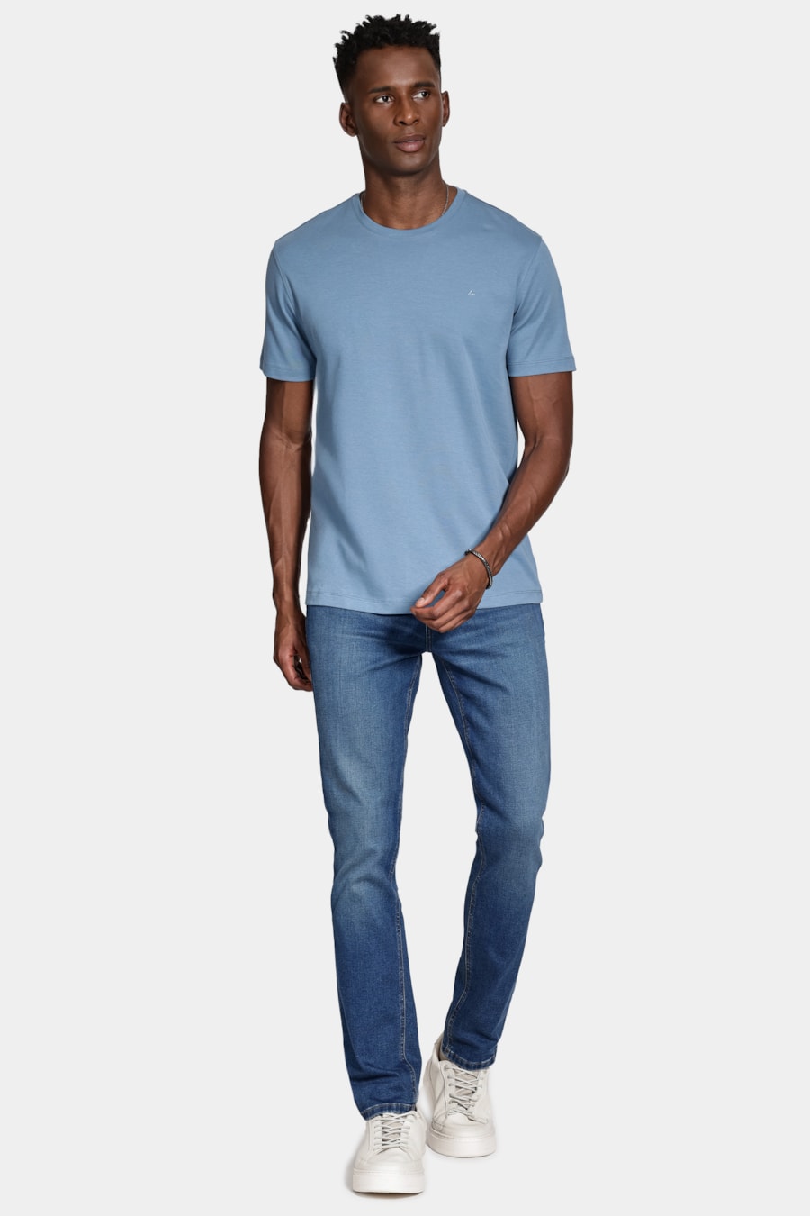 Calça Jeans Slim Média Xtreme Azul Médio — foto 2 de 6
