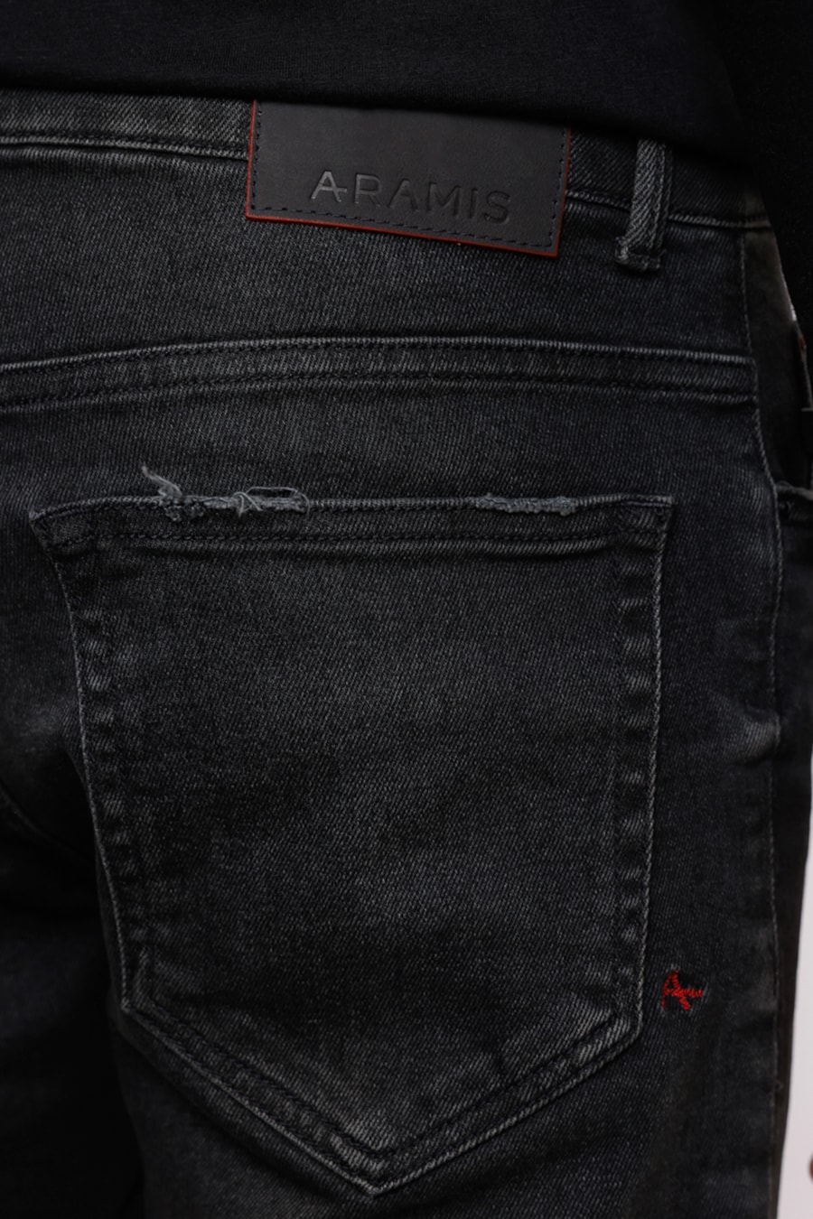 Calça Jeans Slim Red Black Black Preto — foto 2 de 3