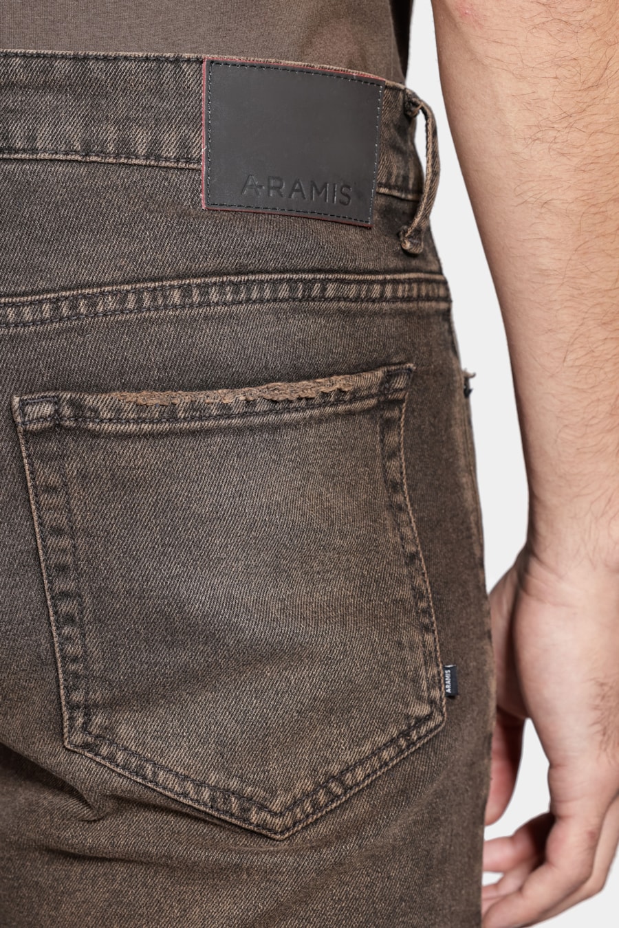 Calça Jeans Slim Red Black Dirty Preto — foto 4 de 5