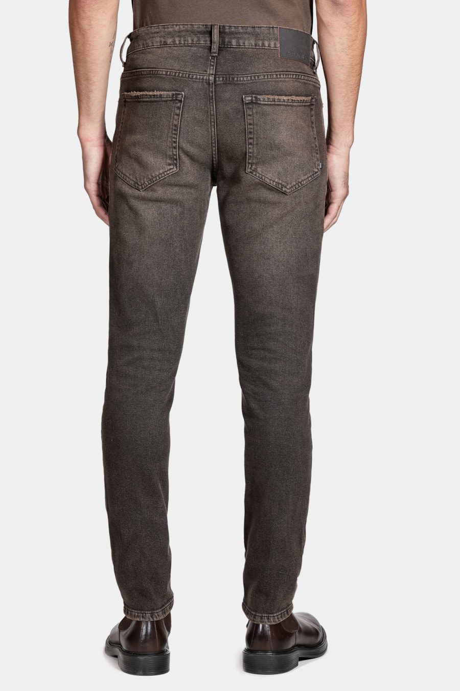 Calça Jeans Slim Red Black Dirty Preto — foto 5 de 5