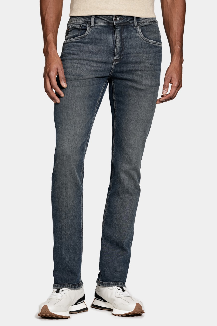 Calça Jeans Slim Red Blue Dirty Azul Escuro — foto 1 de 6