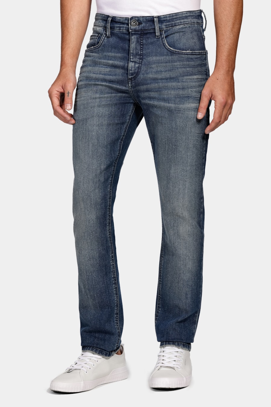 Calça Jeans Slim Red Blue Médio Azul Médio — foto 1 de 5