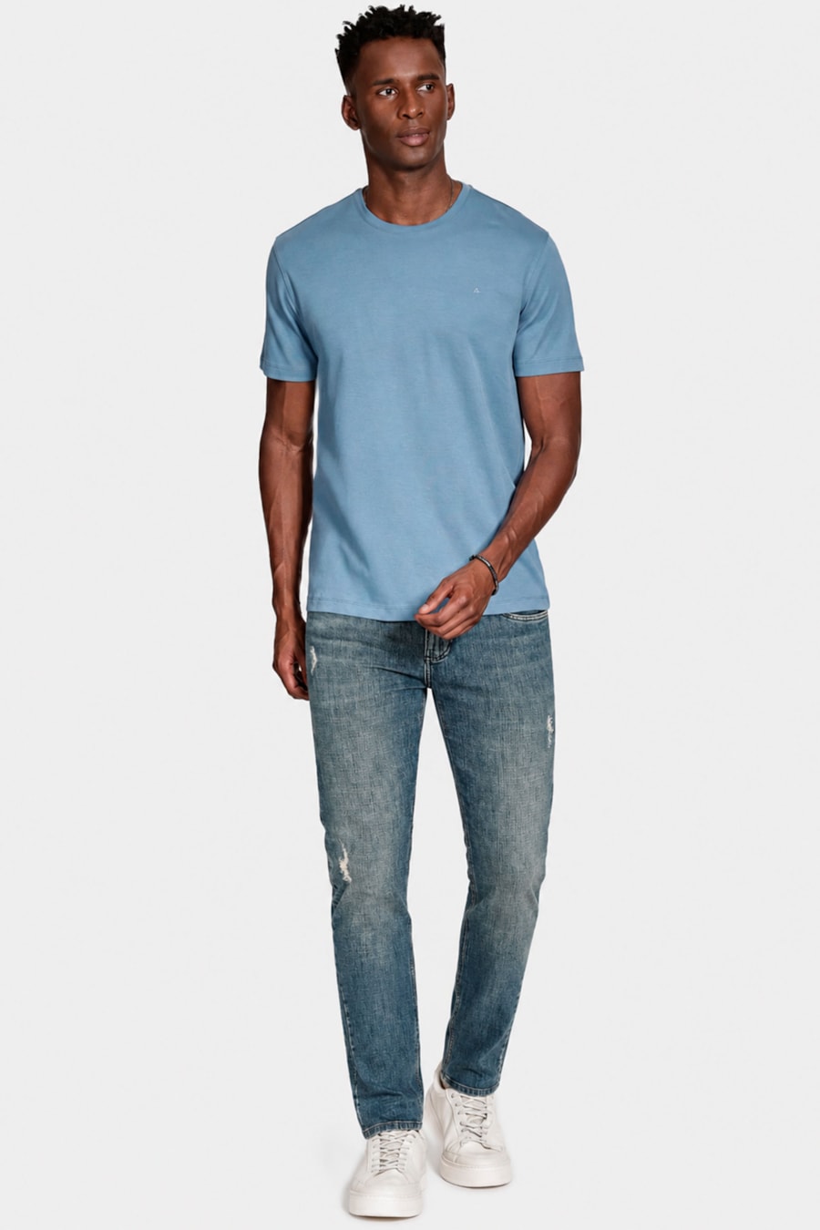 Calça Jeans Slim Red Turca Delave Azul Claro — foto 2 de 4