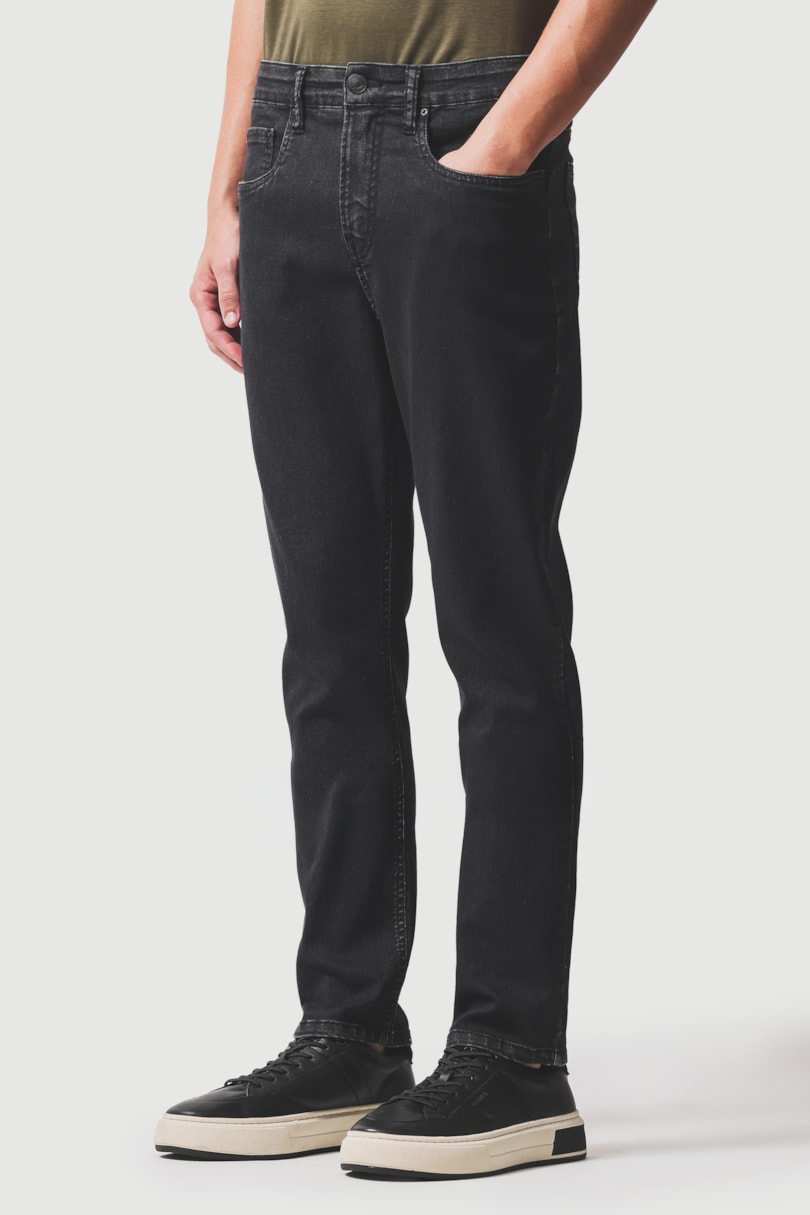 Calça Jeans Slim St Black Preto